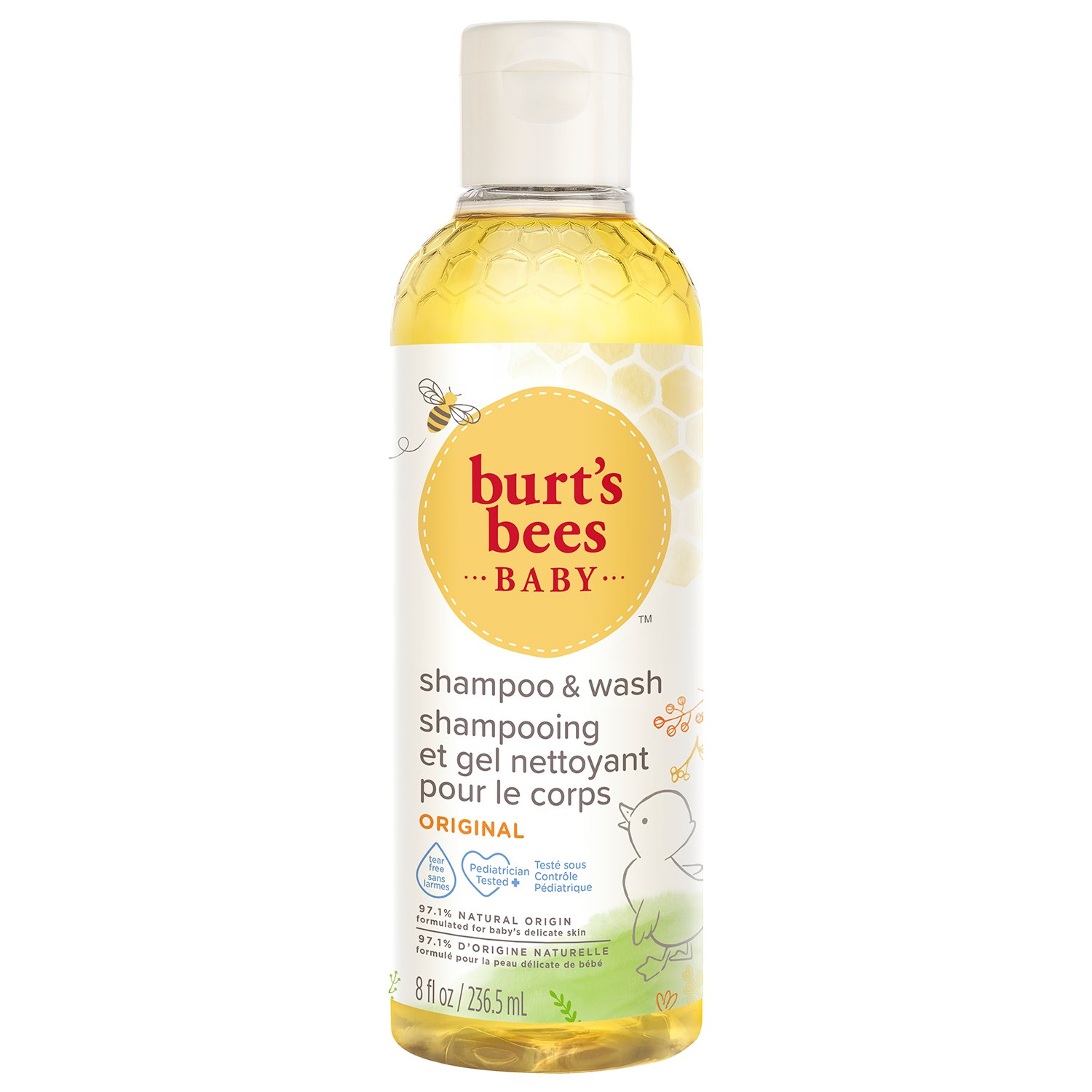 Burts Bees Baby Bee Shampoo & Wash Tear Free, 235 ml