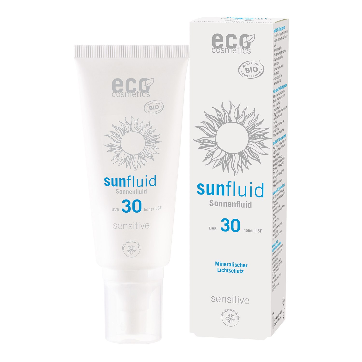 Eco Cosmetics Ekologisk Solspray SPF 30 Sensitive, 100 ml