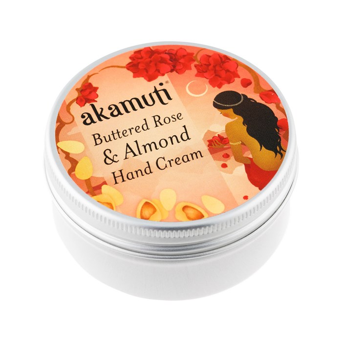 Akamuti Buttered Rose & Almond Hand Cream, 50 ml