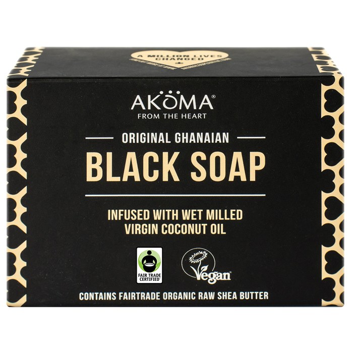 Akoma Original Ghanaian Black Soap, 145 g