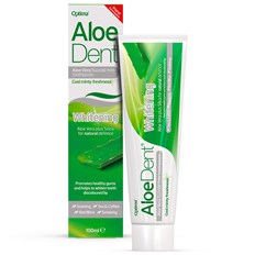AloeDent Aloe Vera Whitening Fluoride Free Toothpaste, 100 ml