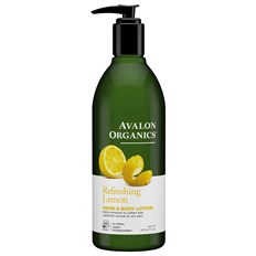 Avalon Organics Refreshing Lemon Hand & Body Lotion, 340 g
