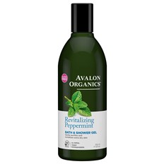 Avalon Organics Revitalizing Peppermint Bath & Shower Gel, 355 ml