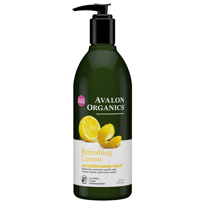 Avalon Organics Refreshing Lemon Glycerin Hand Soap, 355 ml