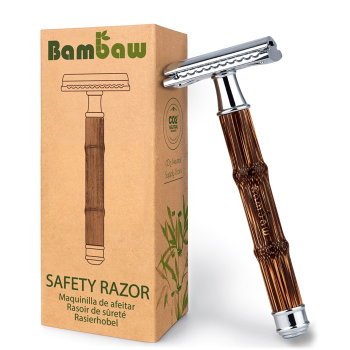 Bambaw Slim Säkerhetsrakhyvel med Bambuhandtag