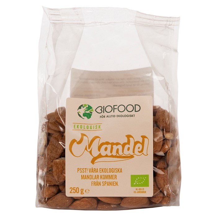 Biofood Ekologisk Mandel, 250 g