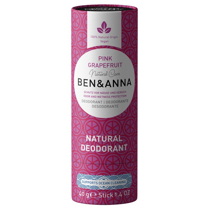 Ben & Anna Natural Soda Deo Stick Pink Grapefruit, 40 g