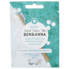 Ben & Anna Natural Toothpaste Tablets Fluoride Free - Mint, ca. 100 st