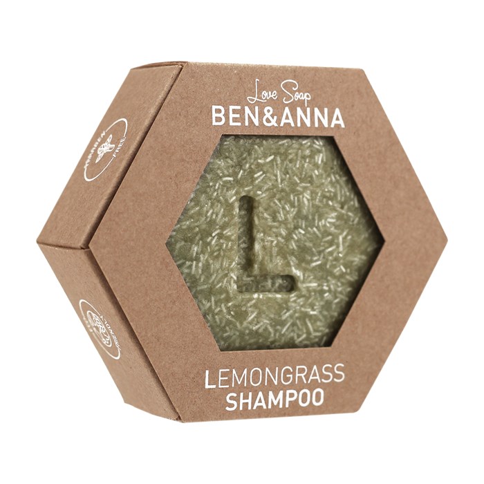 Ben & Anna Lemongrass Solid Shampoo, 60 g