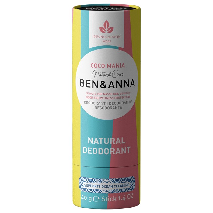 Ben & Anna Natural Soda Deo Stick Coco Mania, 40 g