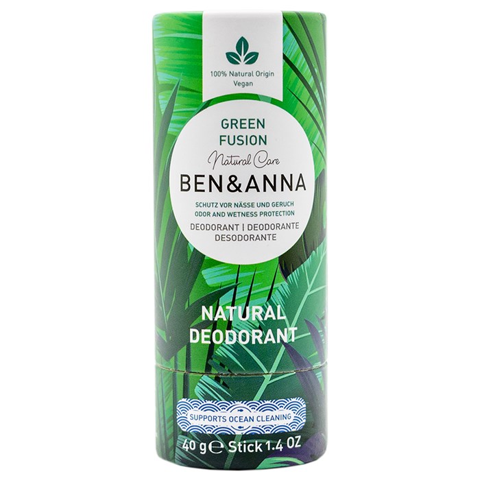 Ben & Anna Natural Soda Deo Stick Green Fusion, 40 g