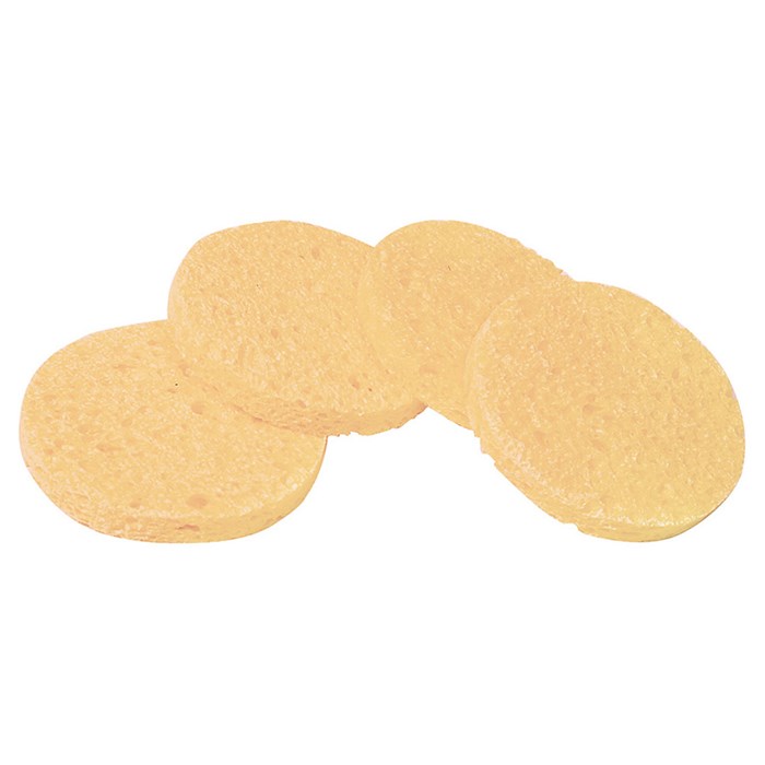 Croll & Denecke Cellulose Cosmetic Sponge, 4-pack