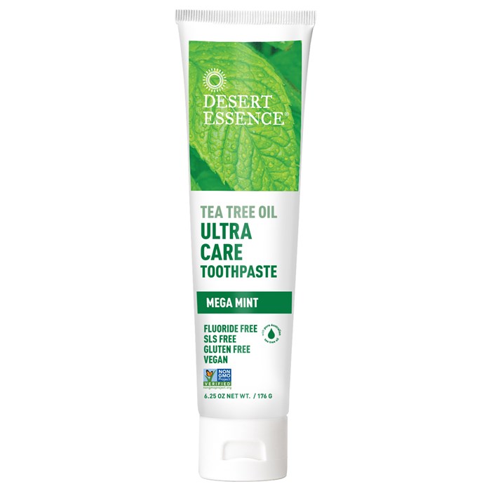 Desert Essence Tea Tree Oil Ultra Care Toothpaste - Mega Mint, 176 g