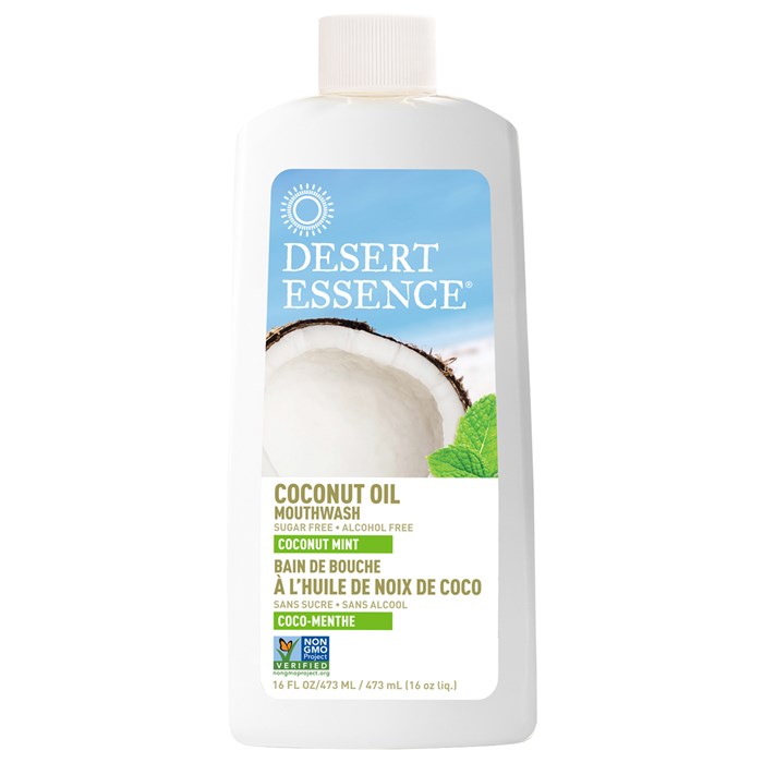 Desert Essence Coconut Oil Mouthwash - Coconut Mint, 473 ml