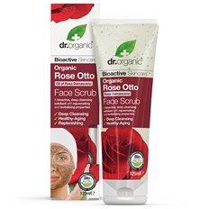 Dr. Organic Rose Otto Face Scrub, 125 ml