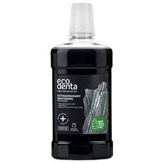 Ecodenta Extraordinary Whitening Mouthwash - Charcoal, 500 ml