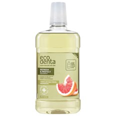 Ecodenta Refresh & Protect Mouthwash with Fluoride & Grapefruit flavour, 500 ml