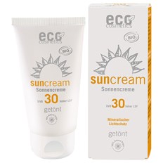 Eco Cosmetics Ekologisk Solkräm högt skydd SPF 30 tonad, 75 ml
