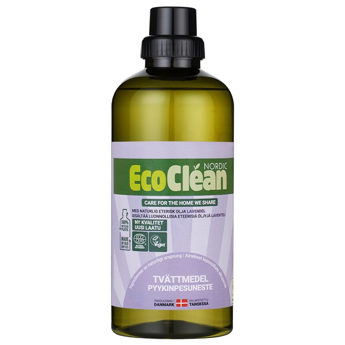 EcoClean Nordic Naturligt Tvättmedel Lavendel, 1 L