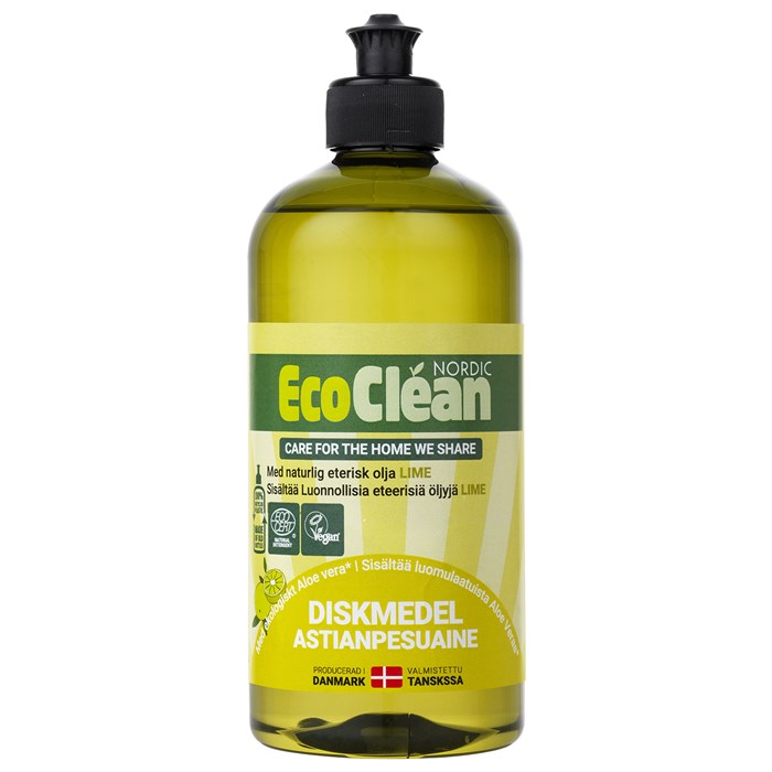 EcoClean Nordic Naturligt Diskmedel Lime, 500 ml