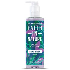 Faith in Nature Lavender & Geranium Hand Wash, 400 ml