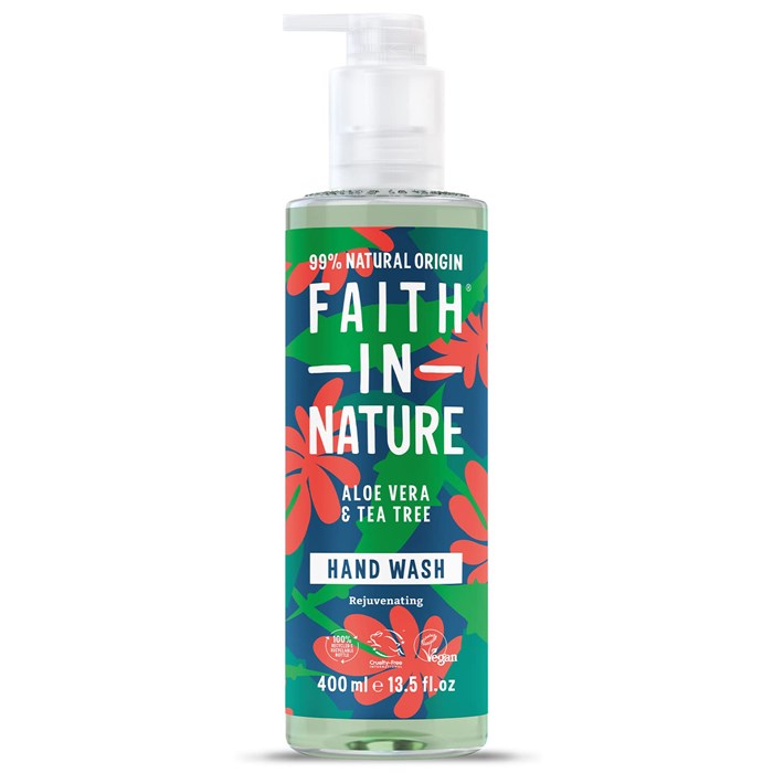 Faith in Nature Aloe Vera & Tea Tree Hand Wash, 400 ml