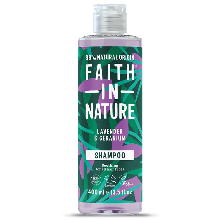 Faith in Nature Lavender & Geranium Shampoo, 400 ml