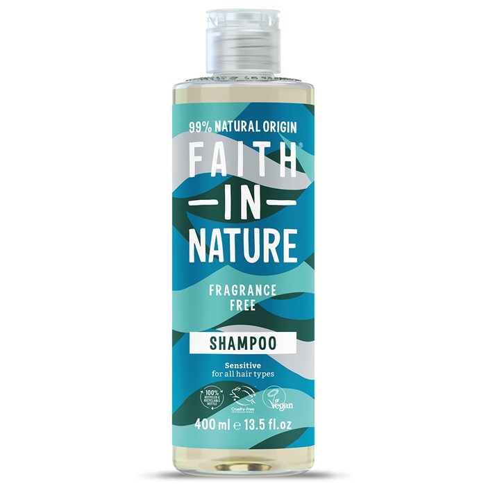 Faith in Nature Fragrance Free Shampoo, 400 ml