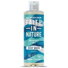Faith in Nature Fragrance Free Body Wash, 400 ml