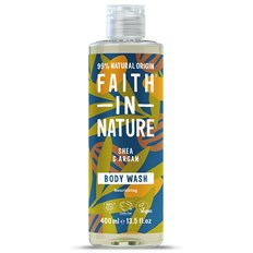 Faith in Nature Shea & Argan Body Wash, 400 ml
