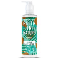 Faith in Nature Coconut Hand & Body Lotion, 400 ml