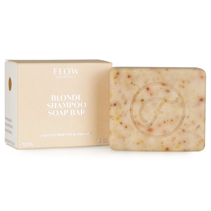 Flow Cosmetics Ekologisk Schampotvål för Blont hår, 120 g