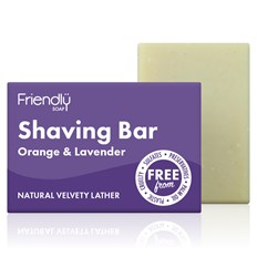 Friendly Soap Shaving Bar Orange & Lavender, 95 g