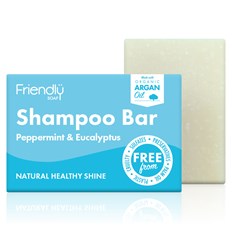 Friendly Soap Shampoo Bar Peppermint & Eucalyptus, 95 g