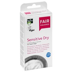 Fair Squared Rättvisemärkta Kondomer Sensitive Dry, 10 st