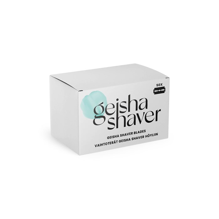 Geisha Shaver Rakblad, 50-pack