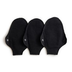 Imse Tvättbara Trosskydd String - Black, 3-pack
