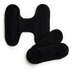 Imse Tygbindor Snap Free - Black, 3-pack