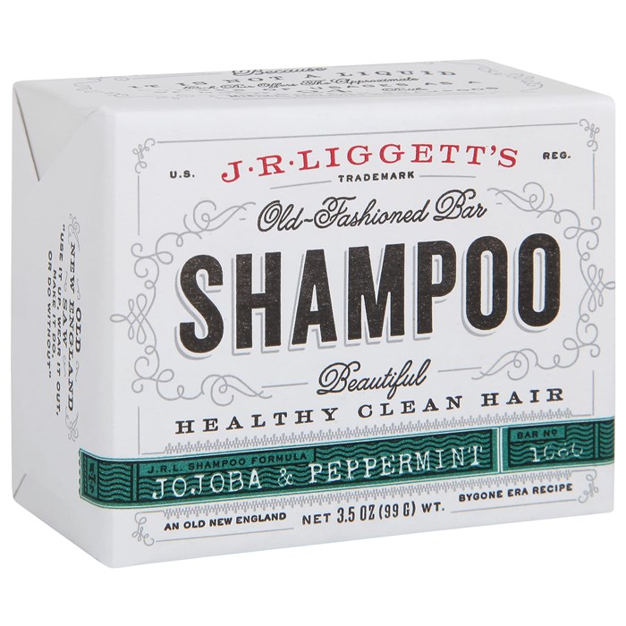 J.R. Liggetts Old-Fashioned Jojoba & Peppermint Shampoo Bar