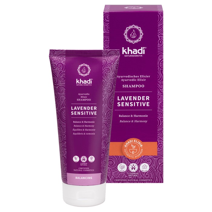 Khadi Lavender Sensitive Ayurvedic Elixir Shampoo, 200 ml