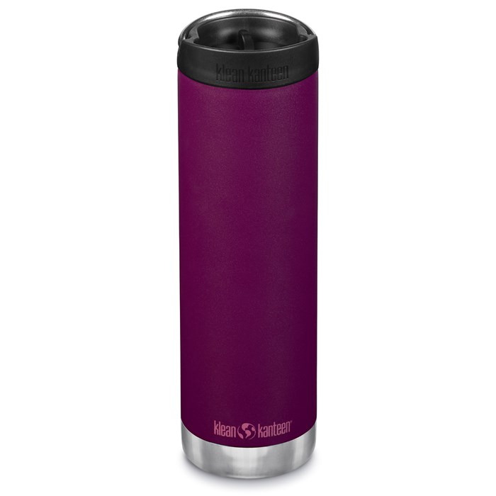 Klean Kanteen TKWide Isolerad Flaska med Cafékork - Purple Potion