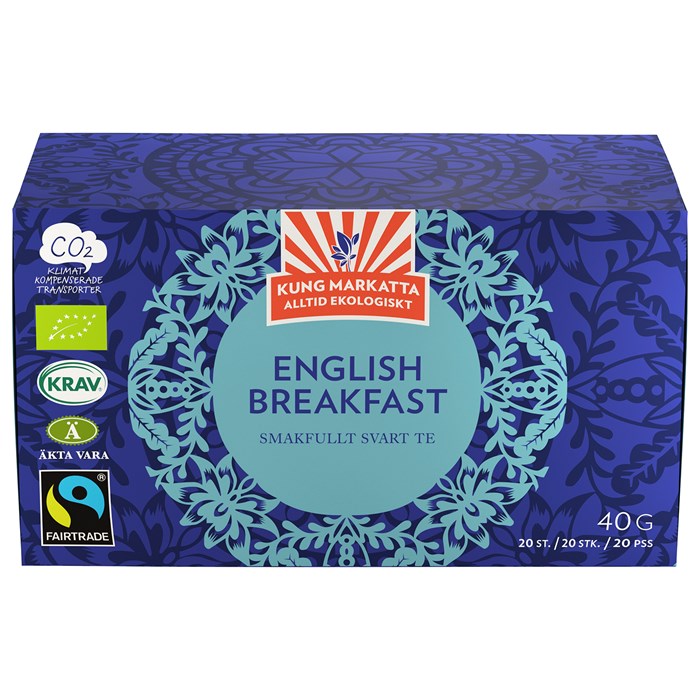Kung Markatta English Breakfast, 20 påsar