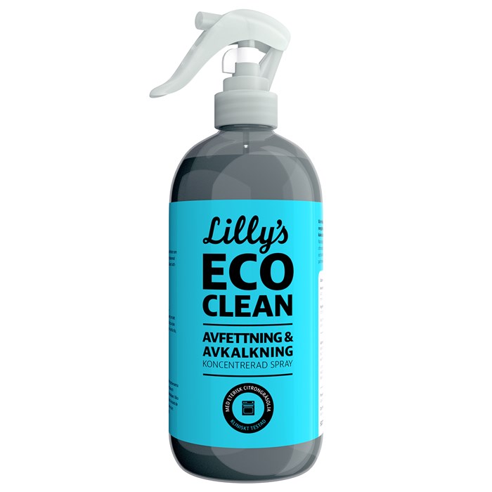 Lillys Eco Clean Avfettnings- & Avkalkningsmedel med Citrongräsolja, 500 ml
