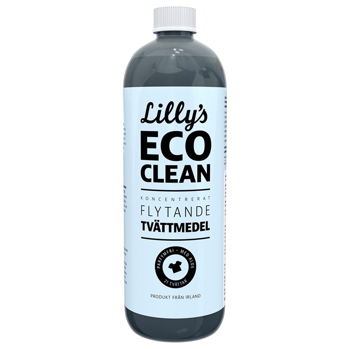 Lillys Eco Clean Flytande Tvättmedel med Aloe Vera (parfymfritt), 750 ml