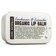 Living Naturally Cardamom & Lavender Lip Balm, 13 g