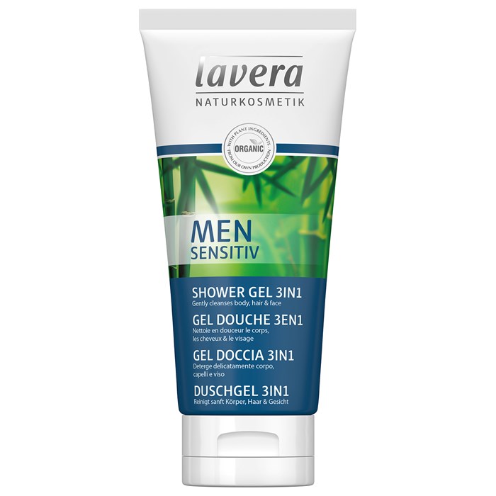 Lavera Men Sensitiv 3-in-1 Shower Gel, 200 ml