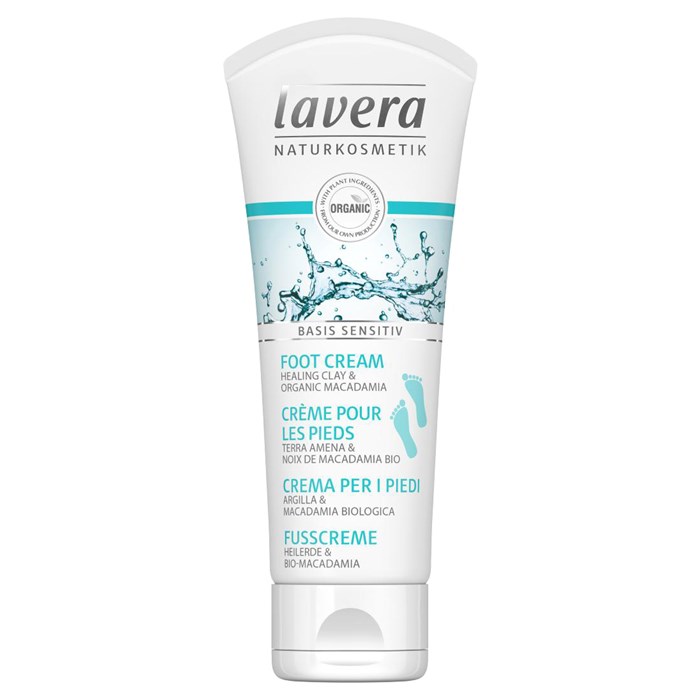 Lavera Basis Sensitiv Foot Cream, 75 ml