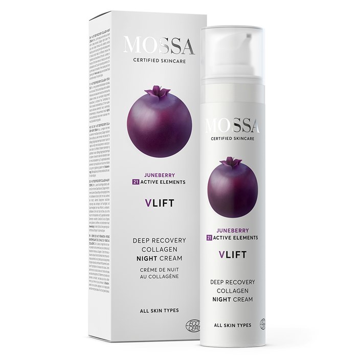 Mossa V-Lift Deep Recovery Collagen Night Cream, 50 ml