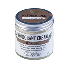 Naturlig Deo Ekologisk Deodorant Cream Kokos