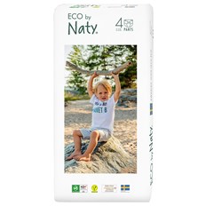 Naty Miljövänliga Blöjbyxor - Storlek 4 (8-15 kg), 36 st